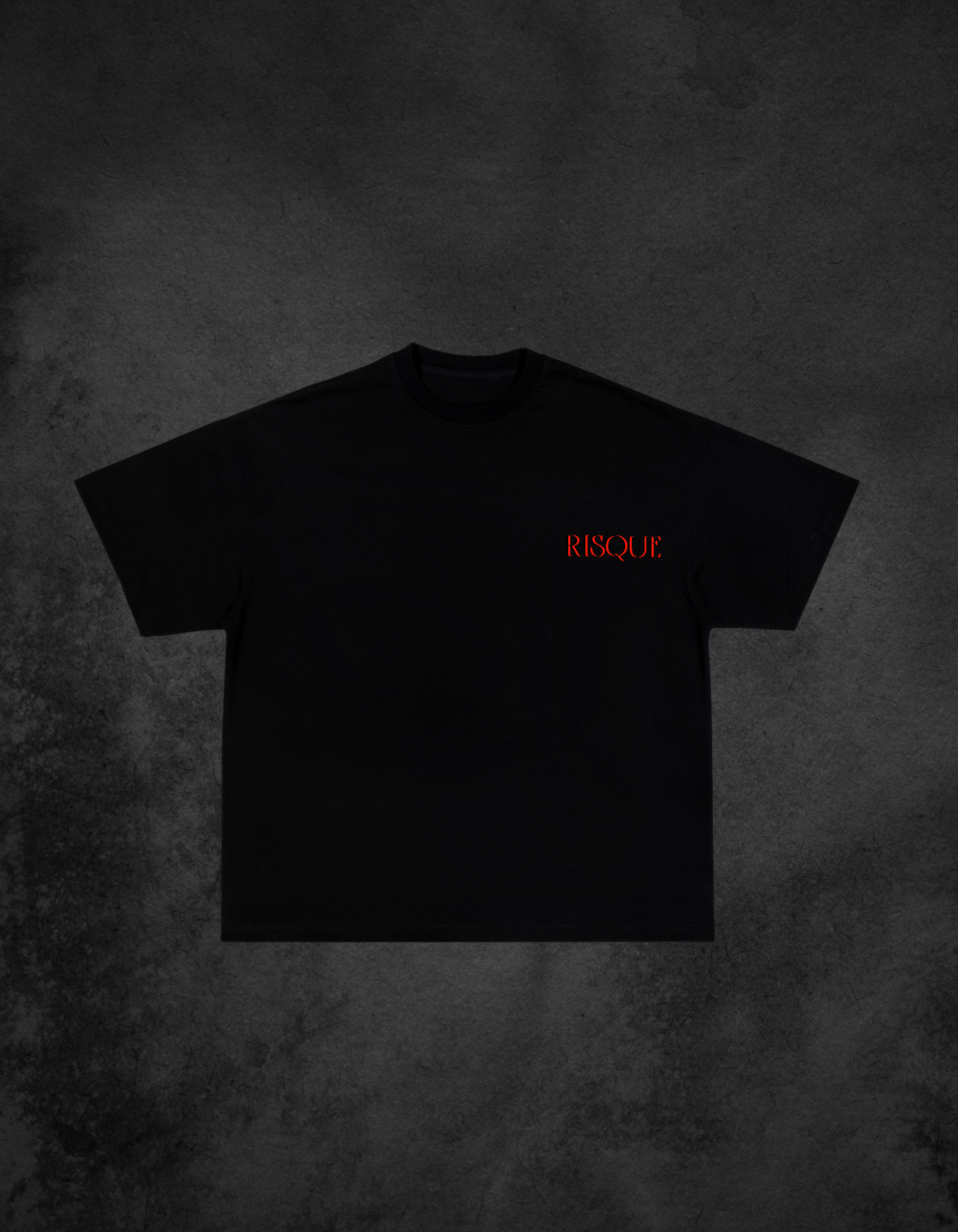Risque Oversized T-shirt - Back and Front Print