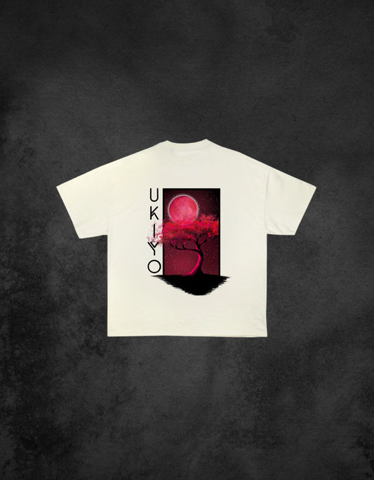 Ukiyo Oversized T-shirt - Back Print